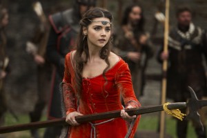 My favorite costume of the season: Clara's Robin Hood dress.